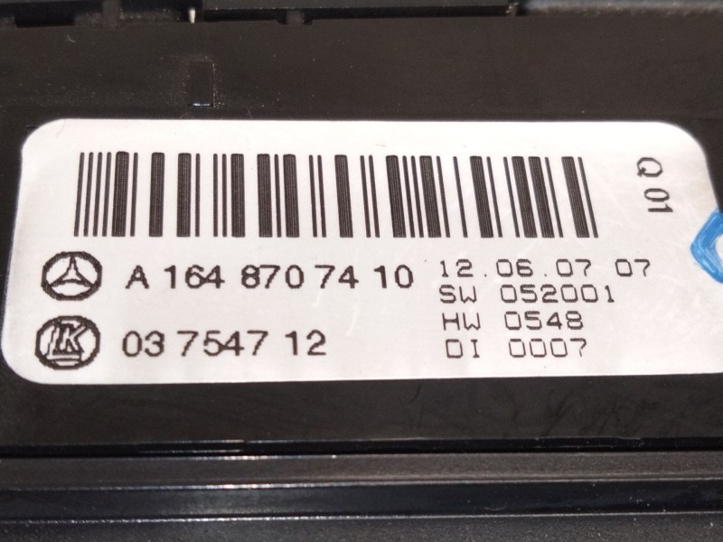 Recambio de mando multifuncion para mercedes-benz clase m (w164) ml 350 4-matic (164.186) referencia OEM IAM A1648707410  