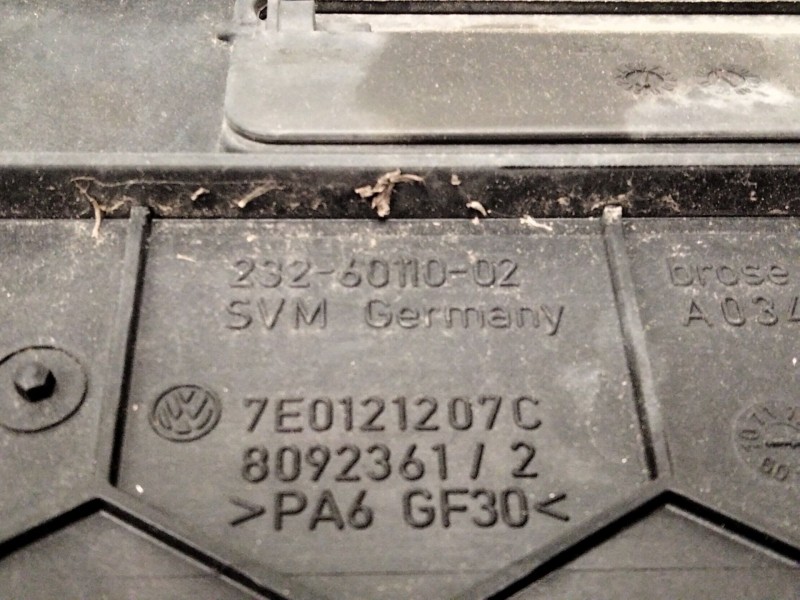 Recambio de electroventilador para volkswagen transporter t5 furgón (7ha, 7hh, 7ea, 7eh) 2.0 tdi referencia OEM IAM 7E0121207  