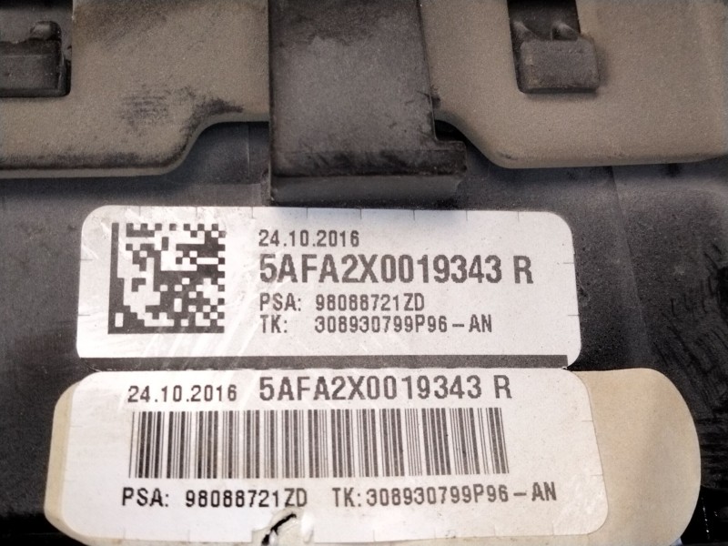 Recambio de airbag delantero izquierdo para peugeot expert furgón (v_) 1.6 bluehdi 115 referencia OEM IAM 98088721  
