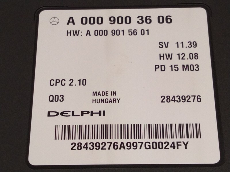 Recambio de modulo electronico para mercedes-benz cla coupé (c117) cla 220 cdi / d (117.303) referencia OEM IAM A0009003606  