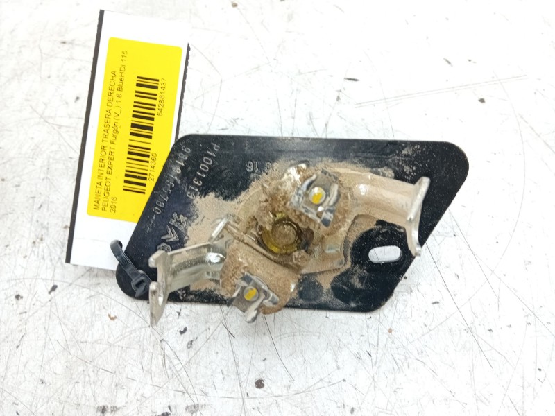 Recambio de maneta interior trasera derecha para peugeot expert furgón (v_) 1.6 bluehdi 115 referencia OEM IAM 9818155780  