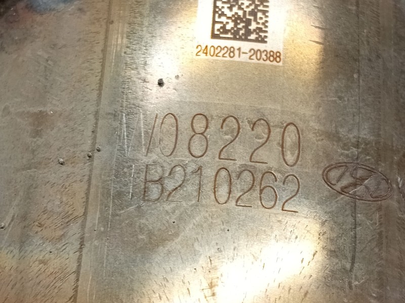 Recambio de filtro de particulas para kia stonic (yb) 1.2 cvvt referencia OEM IAM   