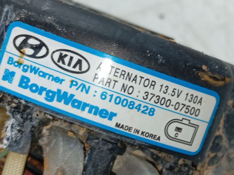 Recambio de alternador para kia stonic (yb) 1.2 cvvt referencia OEM IAM   