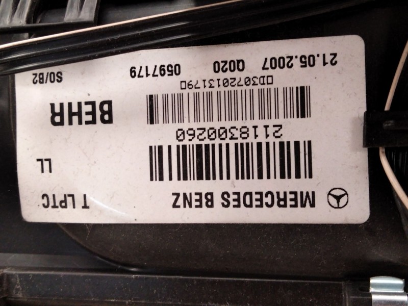 Recambio de calefaccion entera normal para mercedes-benz cls (c218) cls 350 cdi / d (218.323) referencia OEM IAM 2118300260  