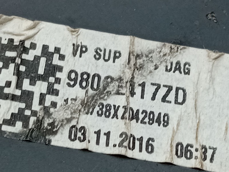 Recambio de guantera para peugeot expert furgón (v_) 1.6 bluehdi 115 referencia OEM IAM 98082417ZD  