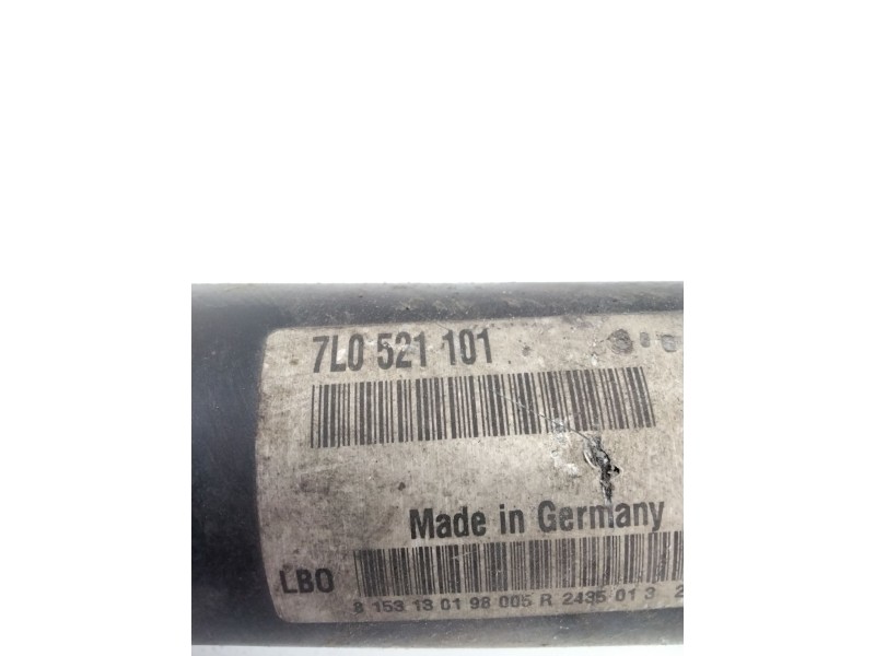 Recambio de transmision central para porsche cayenne (typ 9pa) turbo referencia OEM IAM 7L0521101  