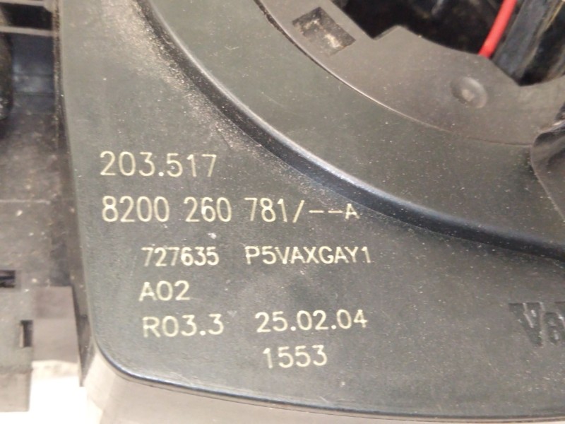 Recambio de anillo airbag para renault espace iv (jk0) dynamique referencia OEM IAM 8200260781  