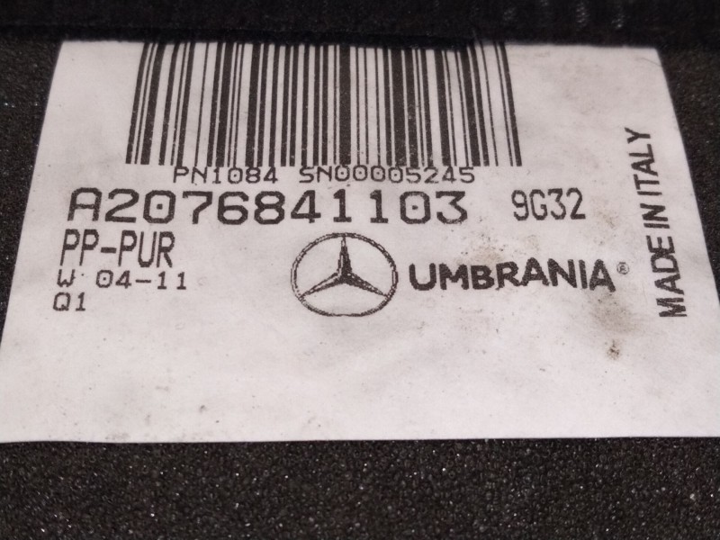 Recambio de alfombra para mercedes-benz clase c coupé (c204) c 220 cdi (204.302) referencia OEM IAM   
