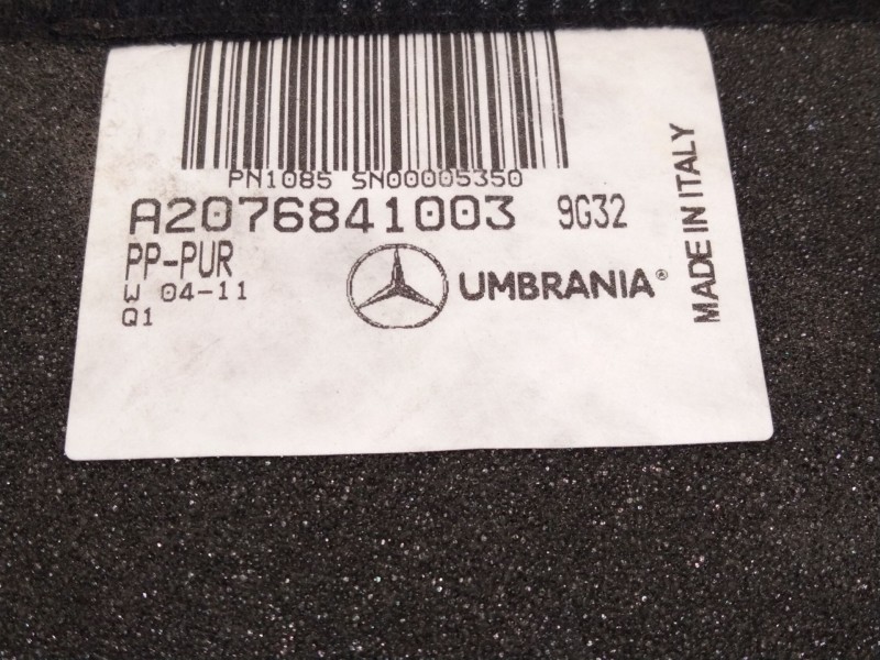 Recambio de alfombra para mercedes-benz clase c coupé (c204) c 220 cdi (204.302) referencia OEM IAM   