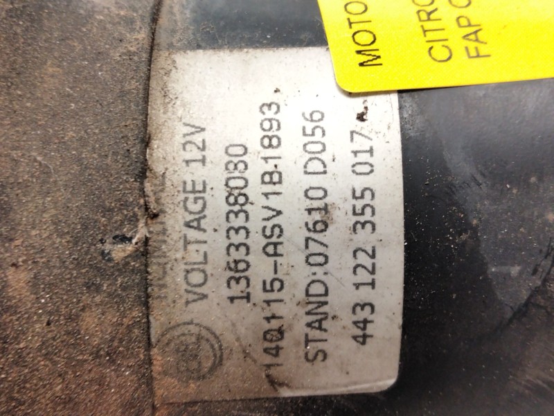 Recambio de motor limpia delantero para citroën jumper grossraumkasten 2.2 hdi fap cat referencia OEM IAM 1363338080  