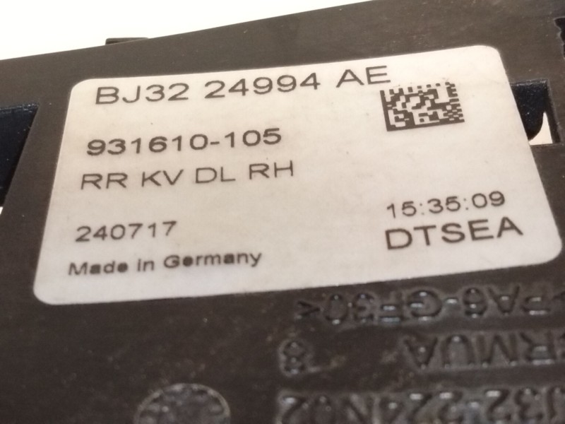 Recambio de maneta exterior trasera derecha para land rover range rover evoque (l538) 2.0 d referencia OEM IAM BJ3224994  