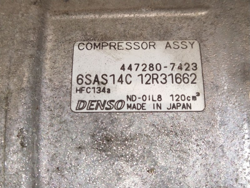 Recambio de compresor aire acondicionado para mercedes-benz cla coupé (c117) cla 220 cdi / d (117.303) referencia OEM IAM 447280