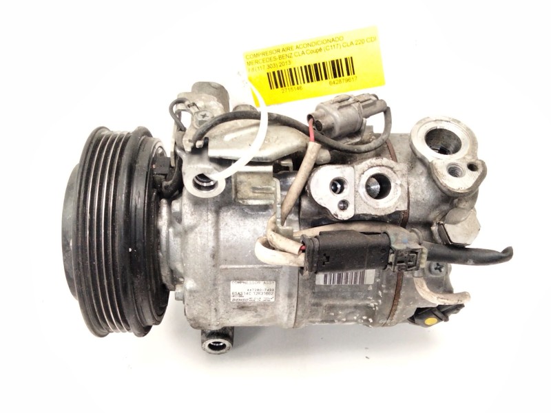 Recambio de compresor aire acondicionado para mercedes-benz cla coupé (c117) cla 220 cdi / d (117.303) referencia OEM IAM 447280