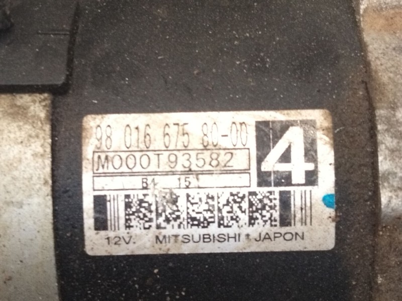 Recambio de motor arranque para citroën c4 ii (nc_) 1.6 hdi 110 referencia OEM IAM 9801667580  