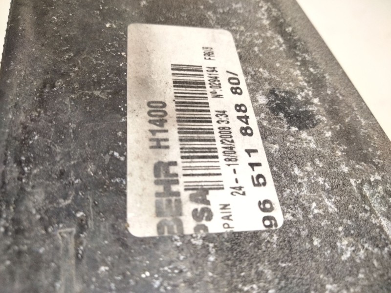 Recambio de intercooler para peugeot 207 sw (wk_) 1.6 hdi referencia OEM IAM 9651184880  