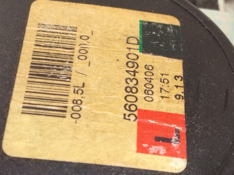 Recambio de cinturon seguridad delantero izquierdo para opel astra h (a04) 1.7 cdti (l48) referencia OEM IAM 560834901  