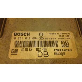 Recambio de centralita motor uce para opel astra h berlina enjoy referencia OEM IAM 0281012694 55560810 68230354
