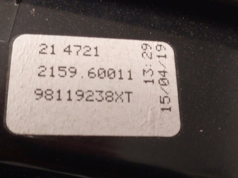 Recambio de retrovisor izquierdo para peugeot 3008 suv (mc_, mr_, mj_, m4_) 1.2 thp/ puretech 130 (mrhnsm, mrhnsu, mrhnsj, mrhny