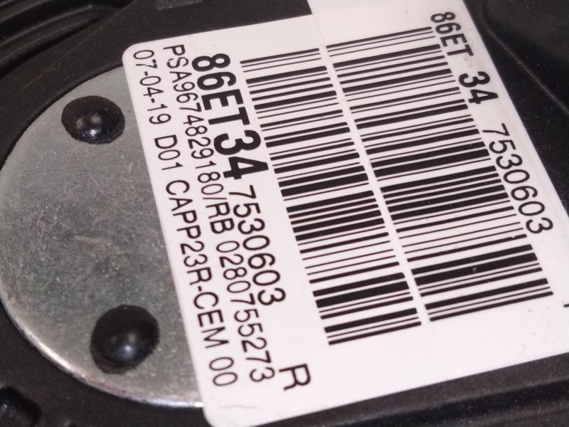 Recambio de pedal acelerador para peugeot 3008 suv (mc_, mr_, mj_, m4_) 1.2 thp/ puretech 130 (mrhnsm, mrhnsu, mrhnsj, mrhnyw,..