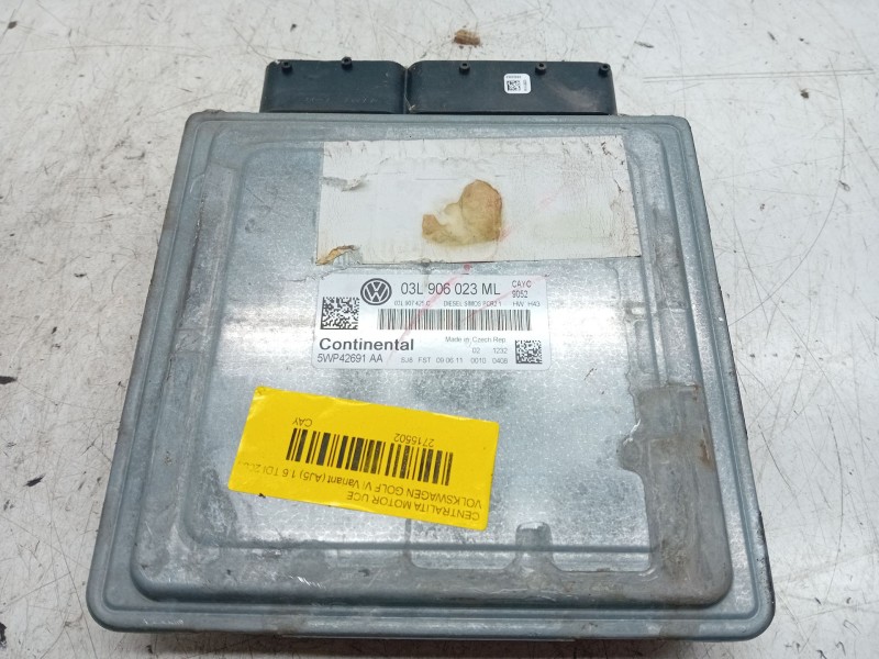Recambio de centralita motor uce para volkswagen golf vi variant (aj5) 1.6 tdi referencia OEM IAM 03L906023ML  