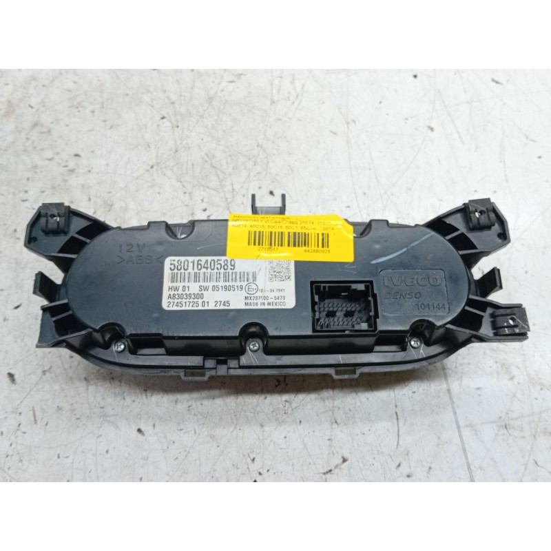 Recambio de mando climatizador para iveco daily vi caja/chasis 35s14, 35s15, 35c15, 40s14, 40c15, 50c15, 60c5, 65c15,... referen
