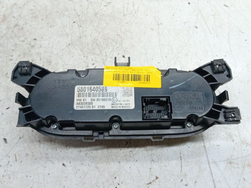 Recambio de mando climatizador para iveco daily vi caja/chasis 35s14, 35s15, 35c15, 40s14, 40c15, 50c15, 60c5, 65c15,... referen