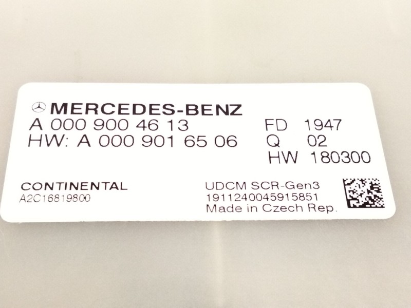 Recambio de modulo electronico para mercedes-benz clase b sports tourer (w247) b 180 d (247.003) referencia OEM IAM A0009004613 