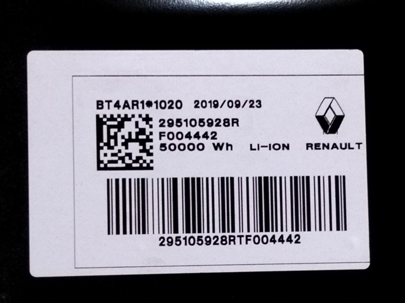 Recambio de bateria hibrido para renault zoe furgoneta/hatchback (bfm_) electric (bfma, bfmb) referencia OEM IAM 295105928R  