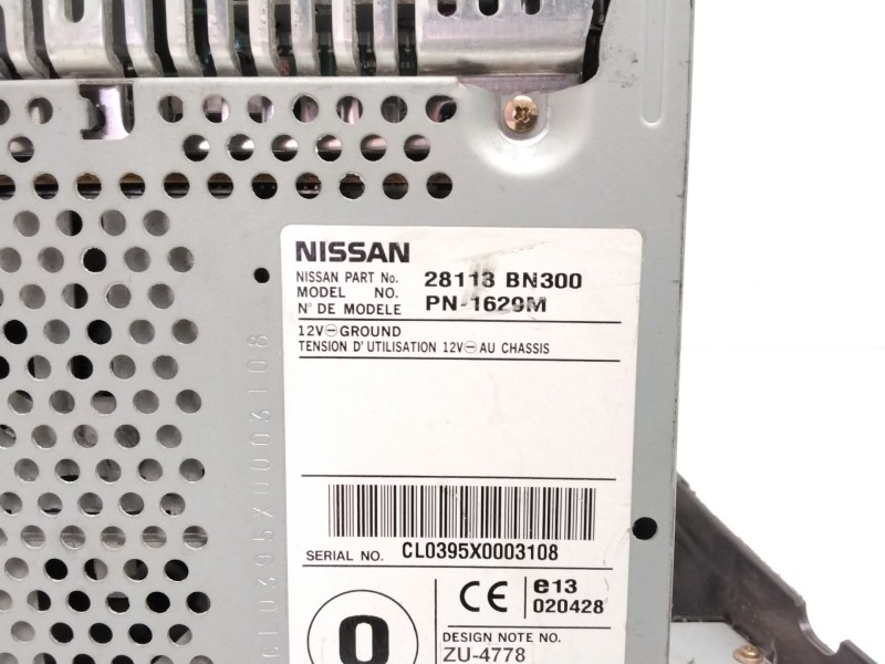 Recambio de sistema audio / radio cd para nissan almera ii (n16) 2.2 dci referencia OEM IAM 28113BN300  