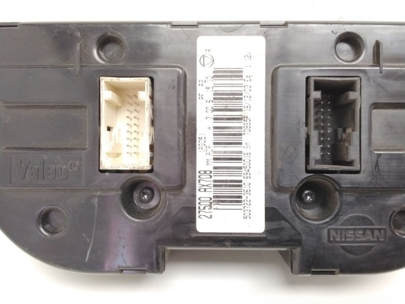 Recambio de mando calefaccion / aire acondicionado para nissan micra iii (k12) 1.4 16v referencia OEM IAM 27500AX708  