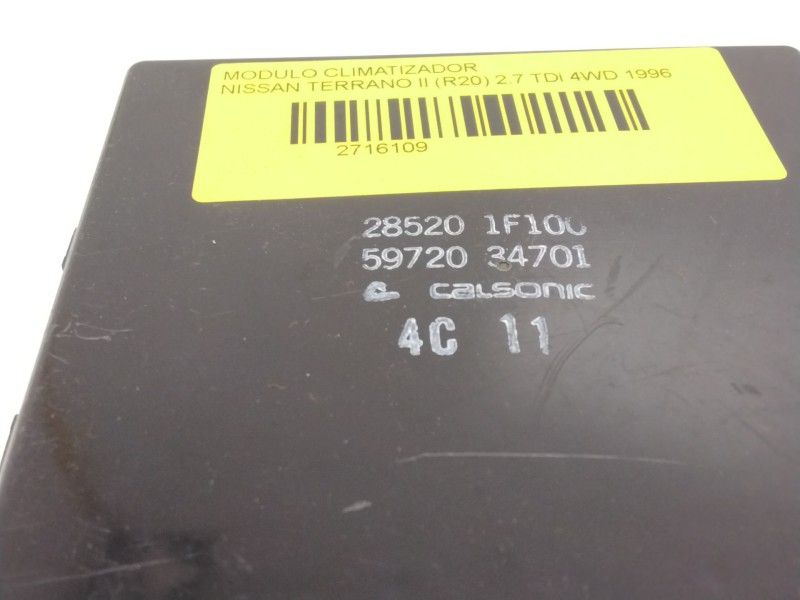 Recambio de modulo climatizador para nissan terrano ii (r20) 2.7 tdi 4wd referencia OEM IAM 285201F100 5972034701 