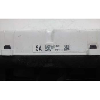 Recambio de cuadro instrumentos para lexus ct 200h referencia OEM IAM 8380076670  