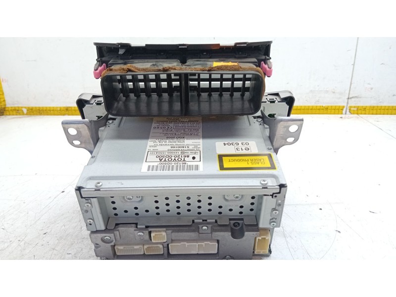 Recambio de sistema audio / radio cd para toyota yaris active referencia OEM IAM 861200D500  