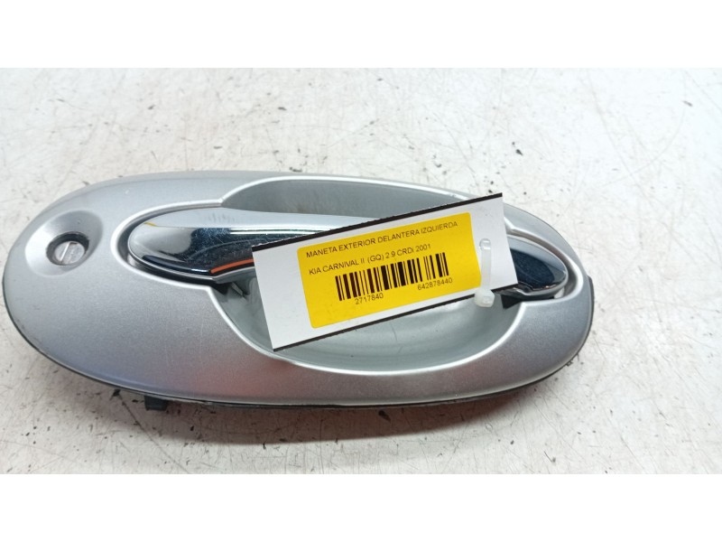 Recambio de maneta exterior delantera izquierda para kia carnival ii (gq) 2.9 crdi referencia OEM IAM K53A50410  