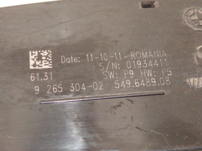 Recambio de mando luces para bmw 1 (f20) 118 d referencia OEM IAM 9265304  