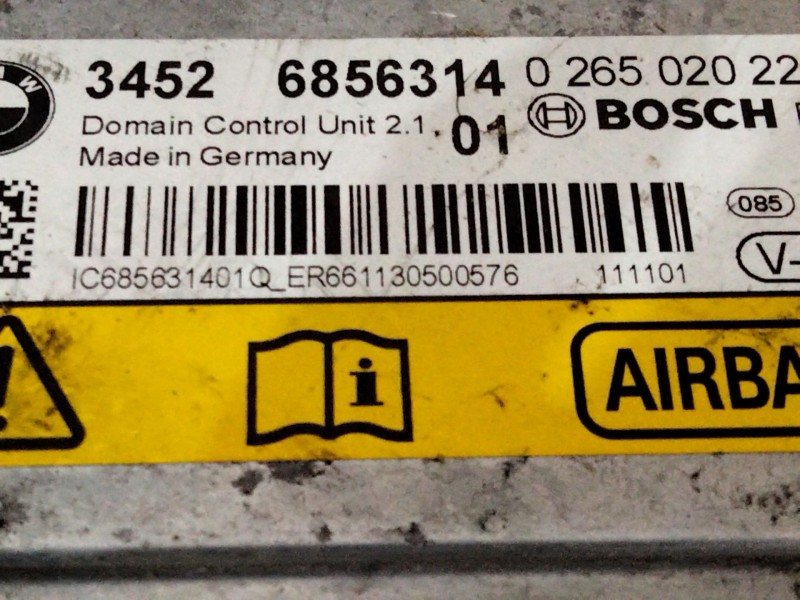 Recambio de kit airbag para bmw 1 (f20) 118 d referencia OEM IAM   