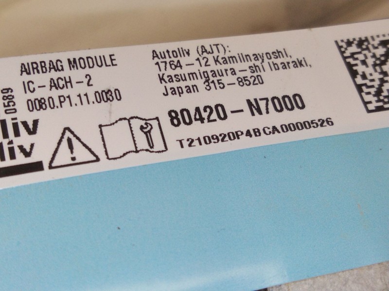 Recambio de airbag cortina delantero derecho para hyundai tucson (nx4e, nx4a) 1.6 t-gdi plug-in-hybrid htrac referencia OEM IAM 