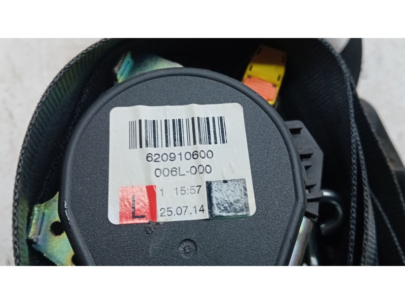 Recambio de cinturon seguridad delantero izquierdo para ford transit connect monospace 1.6 tdci referencia OEM IAM 620910600  