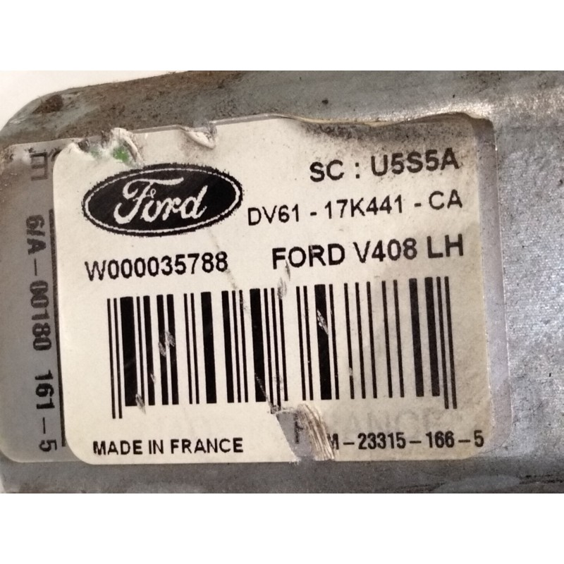 Recambio de motor limpia trasero izquierdo para ford transit connect monospace 1.6 tdci referencia OEM IAM DV6117K441  