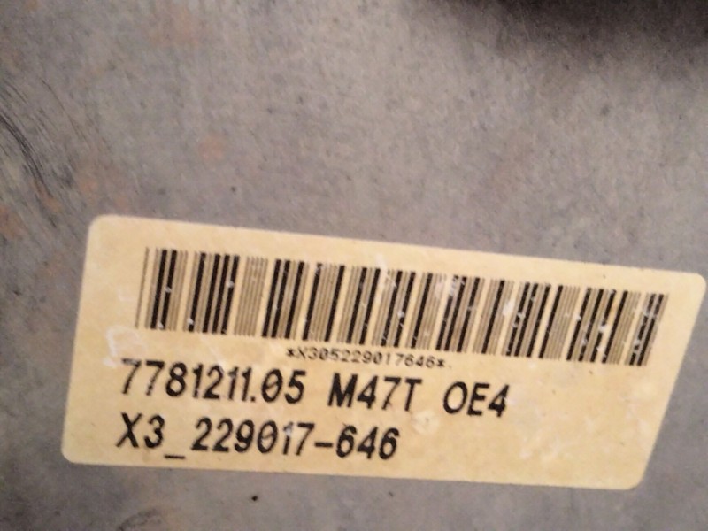 Recambio de motor completo para bmw x3 (e83) xdrive 18 d referencia OEM IAM M47  