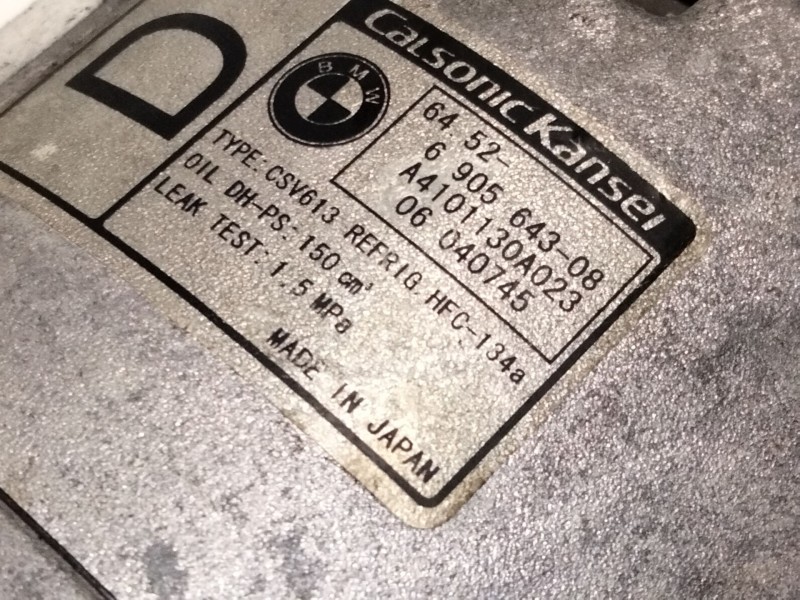 Recambio de compresor aire acondicionado para bmw x3 (e83) xdrive 18 d referencia OEM IAM 6905643  