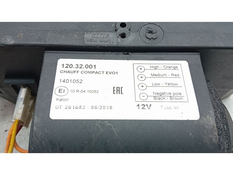 Recambio de calefaccion entera normal para microcar m.cross referencia OEM IAM 12032001  