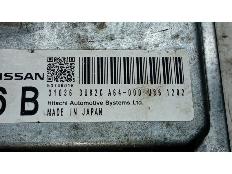 Recambio de unidad de control para nissan qashqai (j10) 2.0 dci turbodiesel cat referencia OEM IAM 3UK2CA64000  