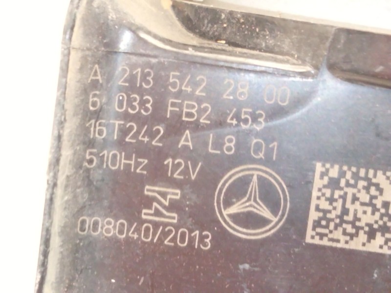 Recambio de claxon para mercedes-benz clase e (w213) e 220 d (213.004) referencia OEM IAM A2135422800  