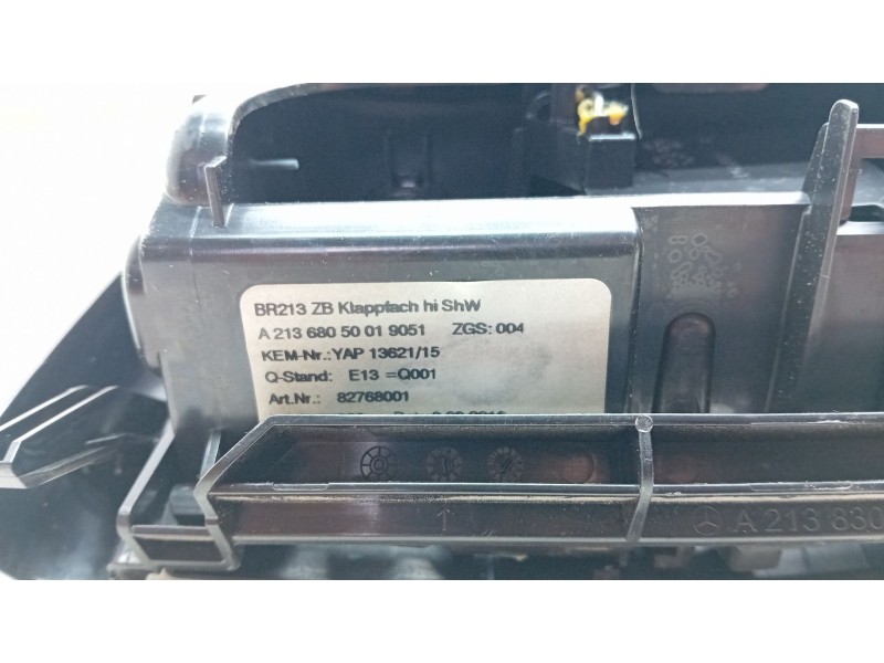 Recambio de aireador trasero central para mercedes-benz clase e (w213) e 220 d (213.004) referencia OEM IAM A2136805001  