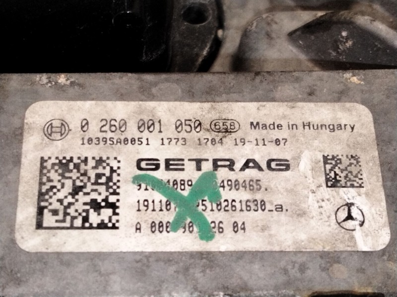 Recambio de centralita para mercedes-benz clase b sports tourer (w247) b 180 d (247.003) referencia OEM IAM 0260001050  