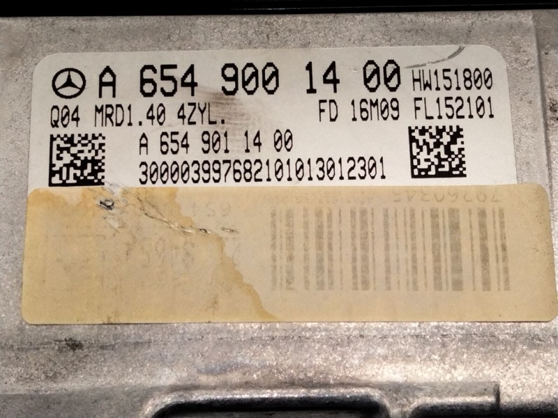 Recambio de centralita motor uce para mercedes-benz clase e (w213) e 220 d (213.004) referencia OEM IAM A6549001400  