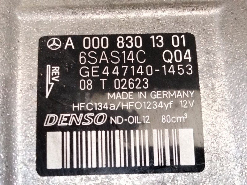 Recambio de compresor aire acondicionado para mercedes-benz clase e (w213) e 220 d (213.004) referencia OEM IAM A0008301301  