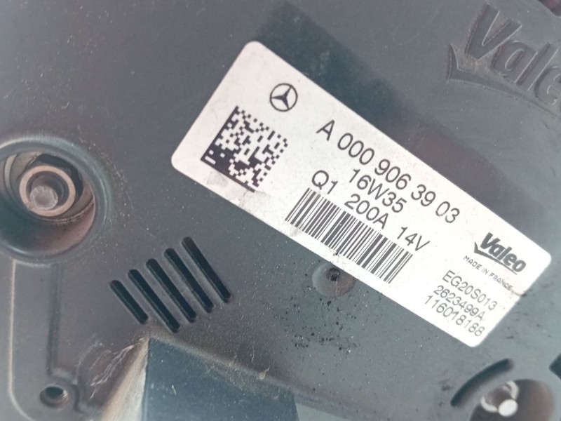 Recambio de alternador para mercedes-benz clase e (w213) e 220 d (213.004) referencia OEM IAM A0009063903  