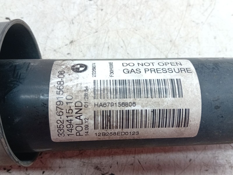 Recambio de amortiguador trasero derecho para bmw 3 (f30, f80) 318 d xdrive referencia OEM IAM 679156806  